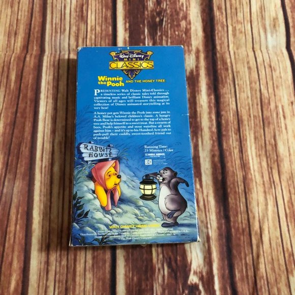 Walt Disney Mini Classics Winnie The Pooh &The Honey Tree VHS - Picture 3 of 8